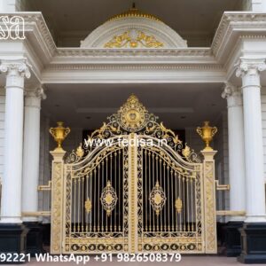 Space Saving Sliding Gate Designs Lohe Ka Gate Ka Color No-6163