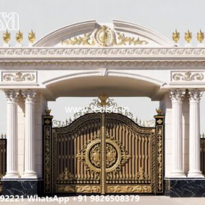 Elegant Villa Gate Design Collection Plank Gate Design No-6181