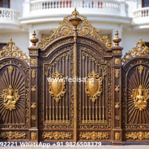 Affordable Gate Design Ideas Pillar Design In Home Front Gate No-6347