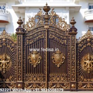 Modern Gate Design Ideas For Entry Folding Grill Gate No-6358