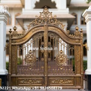 Elegant Gate Design Inspiration Collection Sliding Iron Main Gate Design No-6407