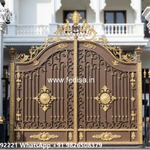 Beautiful Gate Design Ideas For Houses Front Gate Color Design No-6430