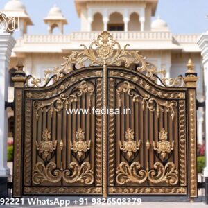 Elegant Gate Design Ideas For Entryway Front Side Gate Design No-6446