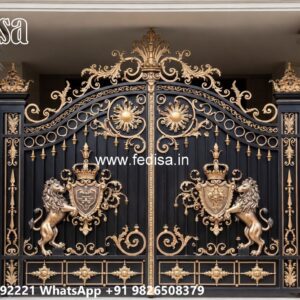 Eye-catching Gate Designs For Front Yard Iron Chadar Gate Design No-6566