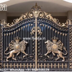 Nature Inspired Gate Design Ideas Steel Gate Design Double Door Price No-6588