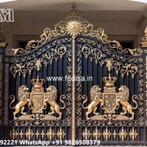 Low Budget Gate Design Ideas Single Door Steel Gate No-6598