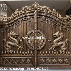 Elegant Entrance Gate Designs Gray Gate Design No-6628