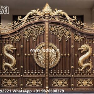 Stunning Gate Design Inspiration Iron Compound Wall No-6636