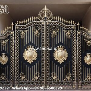 Entry Gate Ideas For Villas Mosquito Net Gate Design No-6672