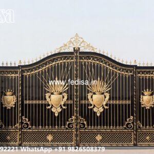 Front Entry Gate Ideas Square Bar Steel Gate Design No-6689