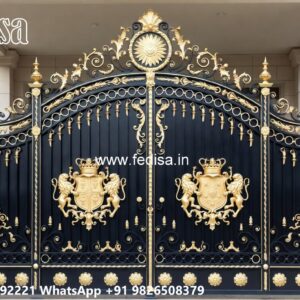 Smart Gate Design Ideas For Modern Homes Wood Gate Color Design No-6738