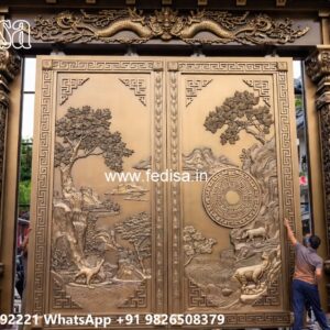 Gate Design Ideas With Modern Patterns Lohe Ke Jali Wale Gate No-6752