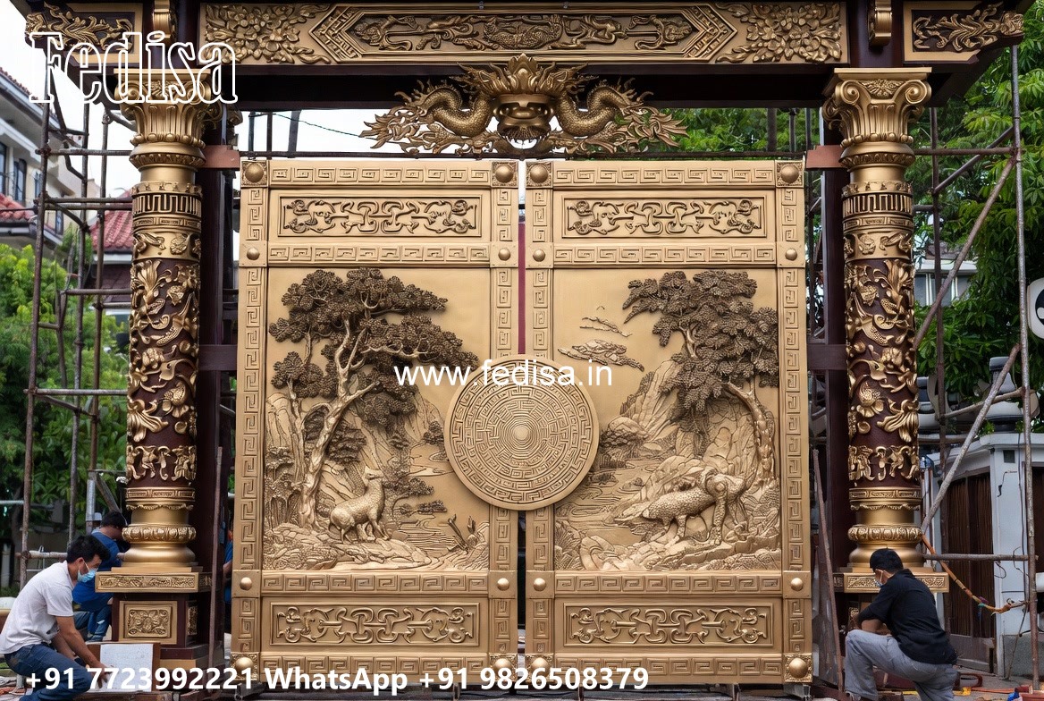 Elegant Gate Design Ideas Collection Main Gate Ventilation Design No-6766