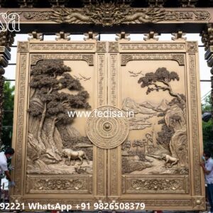 Modern Gate Design Ideas For Entry Single Door Iron Gate No-6770