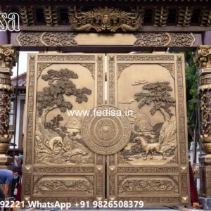 Beautiful Gate Design Ideas For Villas Wrought Iron Gate For Front Door No-6817
