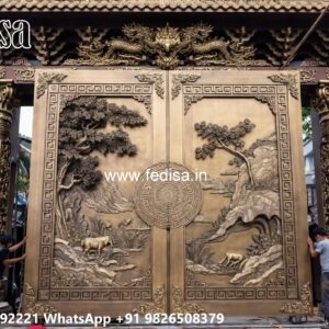 Creative Gate Design Ideas For Homes Square Pipe Sliding Gate Design No-6824