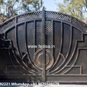 Creative Gate Design Ideas For Modern Homes Iron Grill Fence Design No-6851