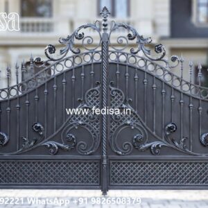 Simple And Elegant Gate Design Collection Lakadi Ke Gate Design No-6896