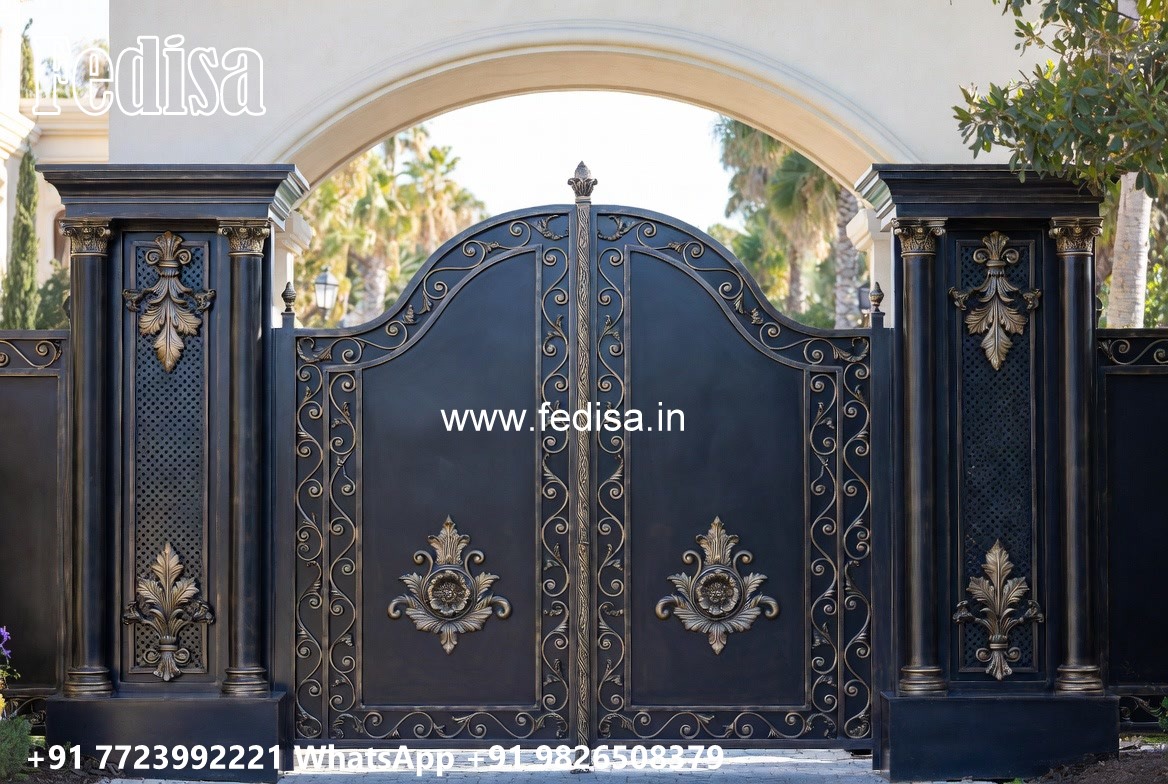 Simple And Elegant Gate Design Inspiration Lohe Ke Main Gate No-6910
