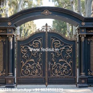 Simple Gate Design Ideas Collection Steel Boundary Gate Design No-6925