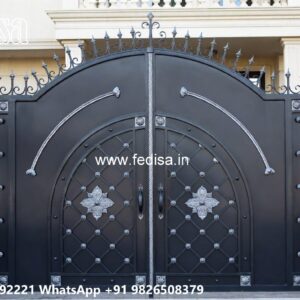 Simple Yet Elegant Gate Design Ideas Modern Courtyard Gate No-6934