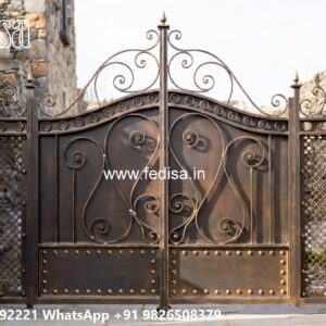 Handmade Wooden Gate Design Ideas Main Gate Post Design No-6955