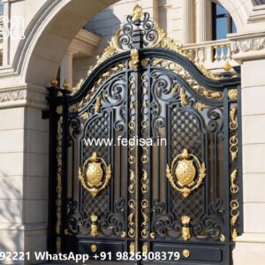 Fancy Gate Design Ideas For Modern Houses 10 Feet Iron Gate Design No-6972