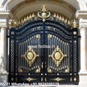 Custom Gate Design Ideas For Unique Homes Main Gate Square Pipe Design No-6976