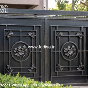 Best Security Gate Designs For Homes Steel Gate Design With Glass No-7029