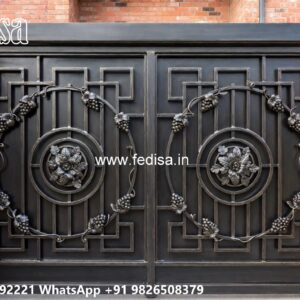 New Main Gate Design Trends Front Wooden Gate Design No-7033