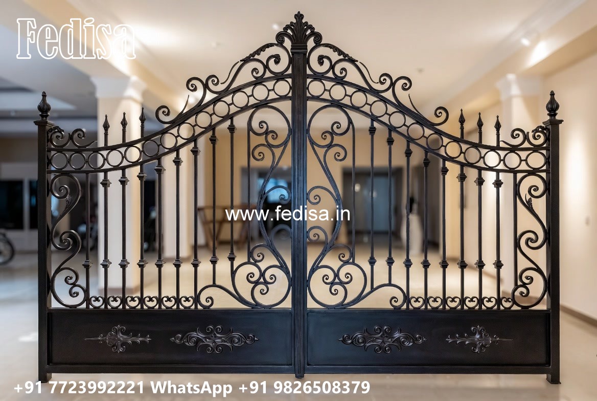Simple And Stylish Gate Ideas Sliding Compound Gate No-7073