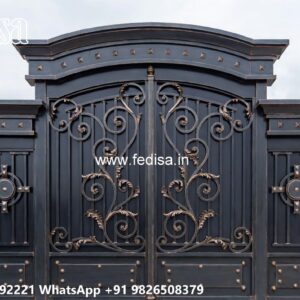 Main Gate Color Beautiful Wooden Gate Design Ideas No-7104