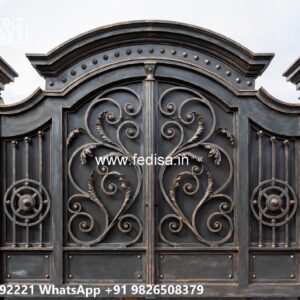 Lohe Ka Gate Traditional Wooden Gate Design For Homes No-7105