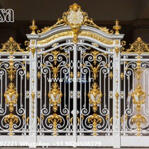 Iron Main Gate Design 2028 Creative Backyard Gate Designs No-7152