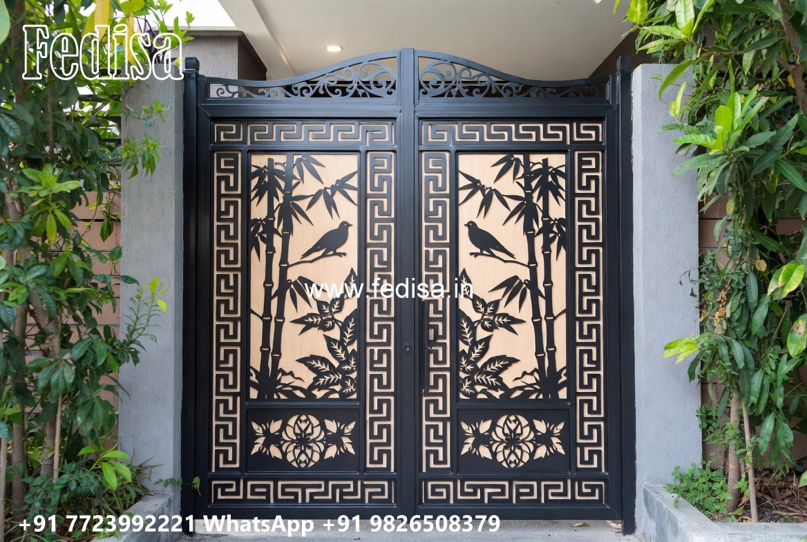 Lohe Ka Gate Pipe Wala Creative Home Gate Designs No-7219