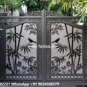 Double Door Gate Design Modern Steel Gate Inspiration No-7238