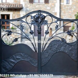 Compound Wall Gate Front Entry Gate Ideas No-7254