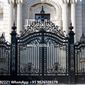 Elegant Wooden Gate Design For Entryways Safety Grill Gate Design For Main Door No-7334