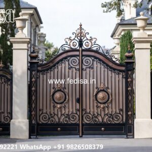 Artistic Gate Design Ideas For Entry Iron Main Gate Design No-7349