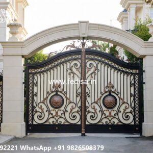 Elegant Gate Design Ideas For Luxury Homes Steel Main Gate Design No-7355