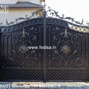 Simple Gate Design Ideas With Style Wrought Iron Gate Designs No-7532