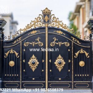 Gate Design Ideas With Modern Patterns Boundary Wall Gate No-7539