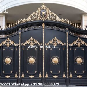 Creative Gate Design For Modern Homes Steel Gate Design Double Door No-7550