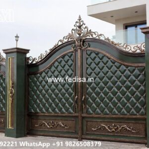 Unique Gate Design Ideas For Small Houses Iron Grill Gate Design No-7652