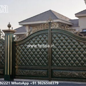 Elegant Gate Design Ideas For Entrance Simple Grill Gate Design No-7655