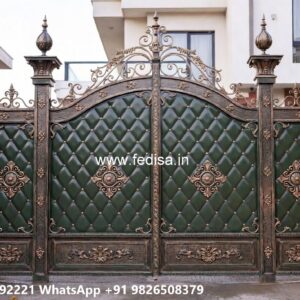 Creative Gate Design Ideas For Houses Iron Sheet Gate Design No-7656