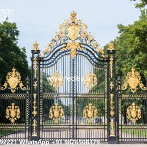 Attractive Front Gate Design Collection Maharaja Gate Grill No-7678