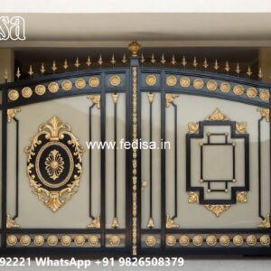 Simple And Elegant Gate Design Inspiration Single Door Steel Gate Design No-7697