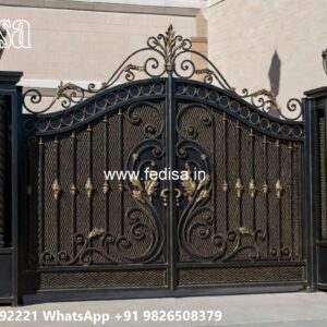 Front Gate Design Ideas For Small Houses Compound Wall Pillar Design No-7729