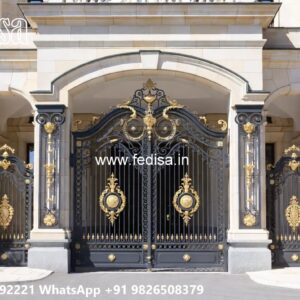 Eye-catching Gate Designs For Front Yard Main Gate Paint Design No-7765
